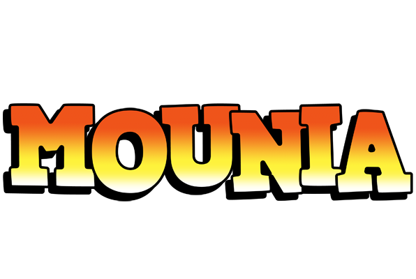 Mounia sunset logo