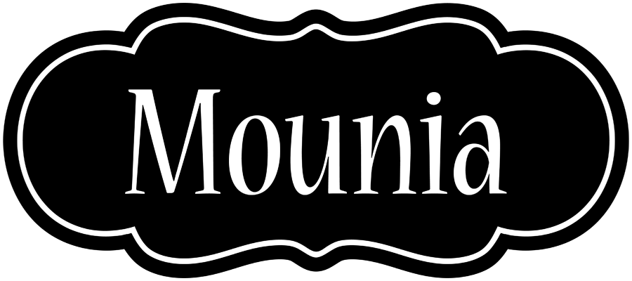 Mounia welcome logo