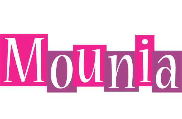 Mounia whine logo