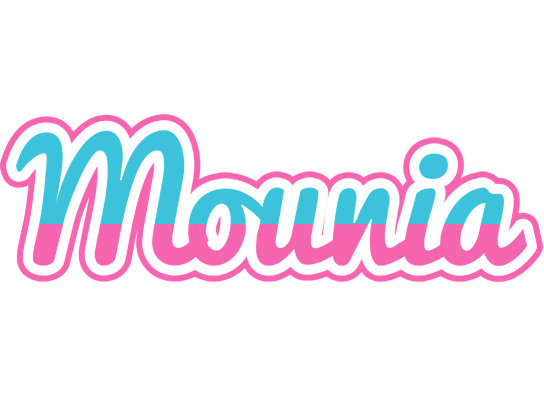 Mounia woman logo