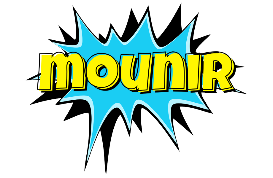 Mounir amazing logo