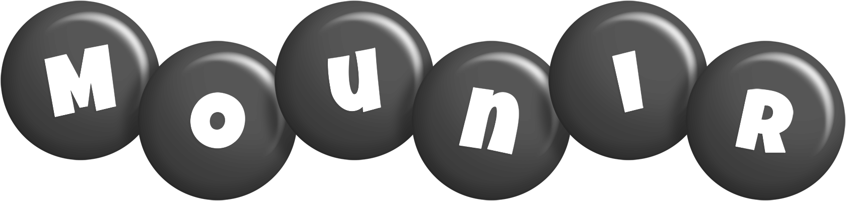 Mounir candy-black logo