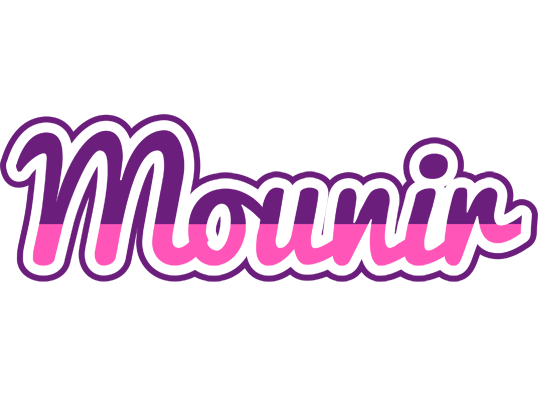 Mounir cheerful logo