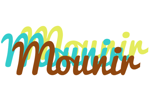 Mounir cupcake logo