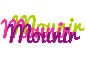 Mounir flowers logo