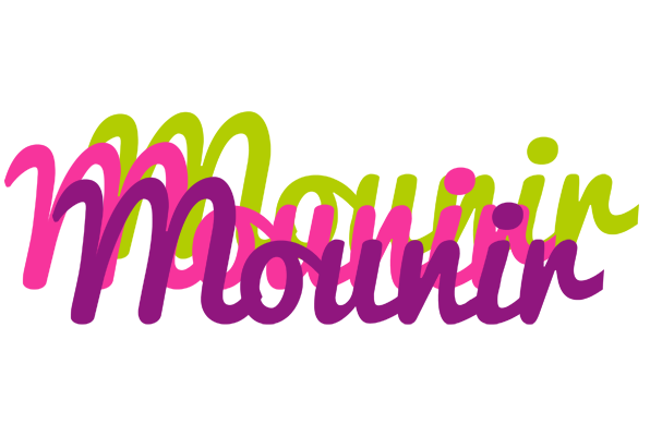 Mounir flowers logo