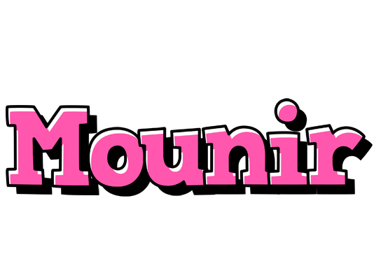Mounir girlish logo