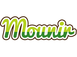 Mounir golfing logo