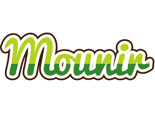 Mounir golfing logo