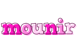 Mounir hello logo