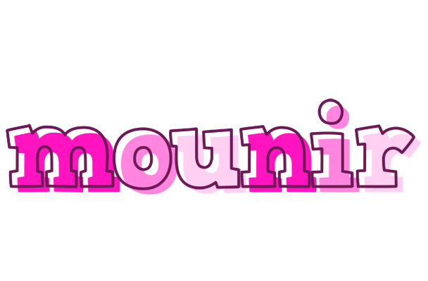 Mounir hello logo