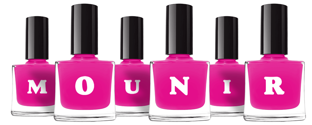 Mounir nails logo