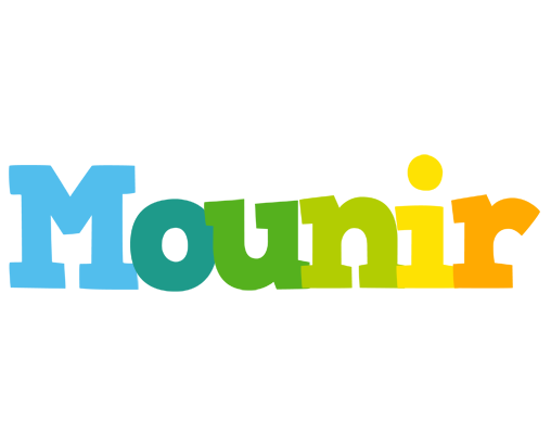 Mounir rainbows logo