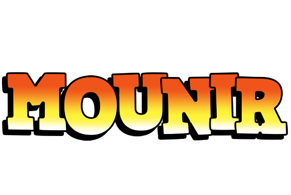 Mounir sunset logo