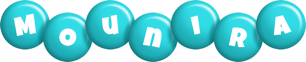 Mounira candy-azur logo