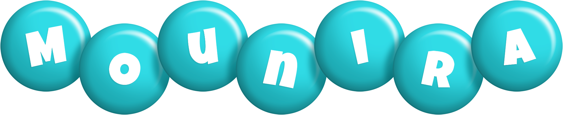 Mounira candy-azur logo