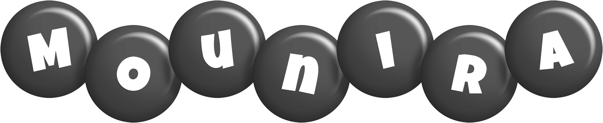 Mounira candy-black logo