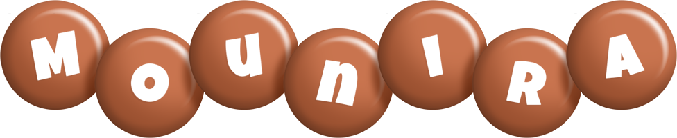 Mounira candy-brown logo