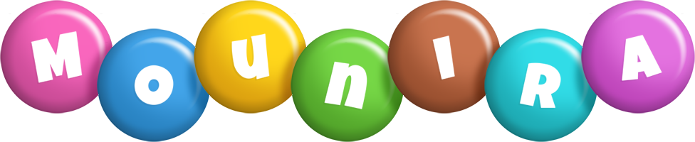 Mounira candy logo