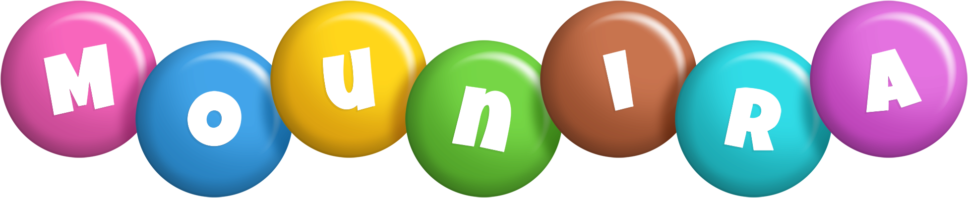 Mounira candy logo