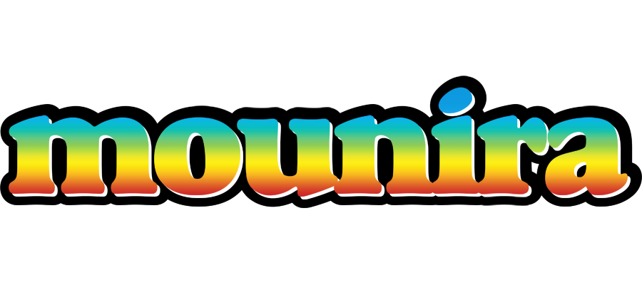 Mounira color logo