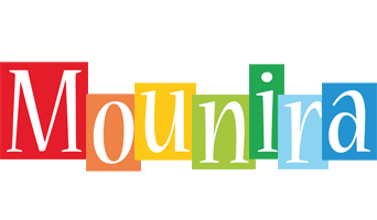 Mounira colors logo