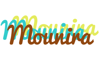 Mounira cupcake logo