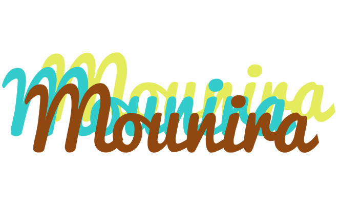 Mounira cupcake logo