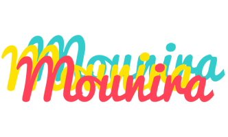 Mounira disco logo