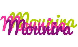 Mounira flowers logo