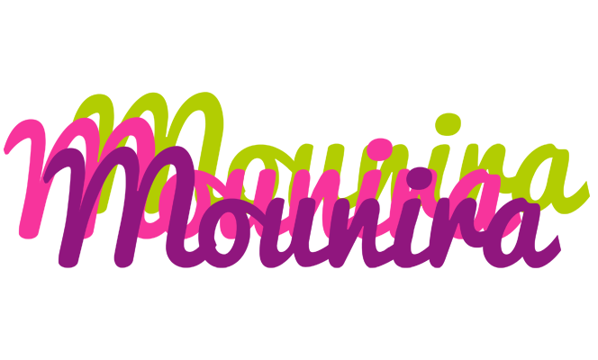 Mounira flowers logo