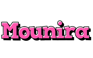 Mounira girlish logo