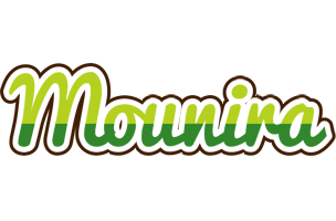 Mounira golfing logo