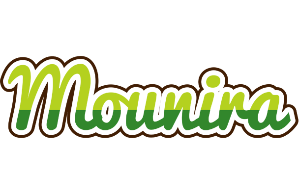 Mounira golfing logo