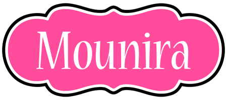 Mounira invitation logo