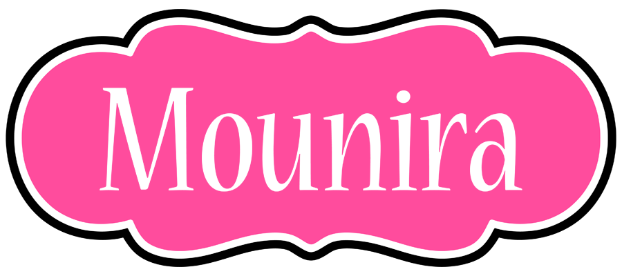 Mounira invitation logo
