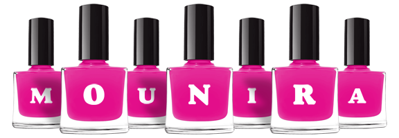 Mounira nails logo