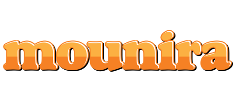Mounira orange logo