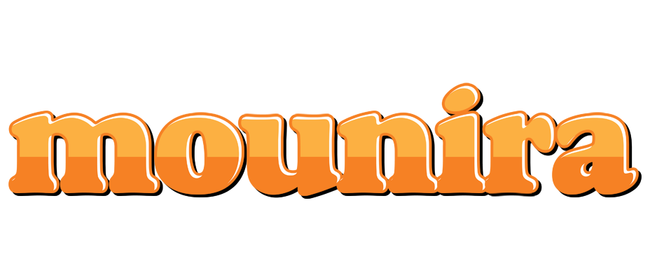 Mounira orange logo