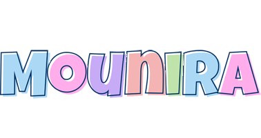 Mounira pastel logo