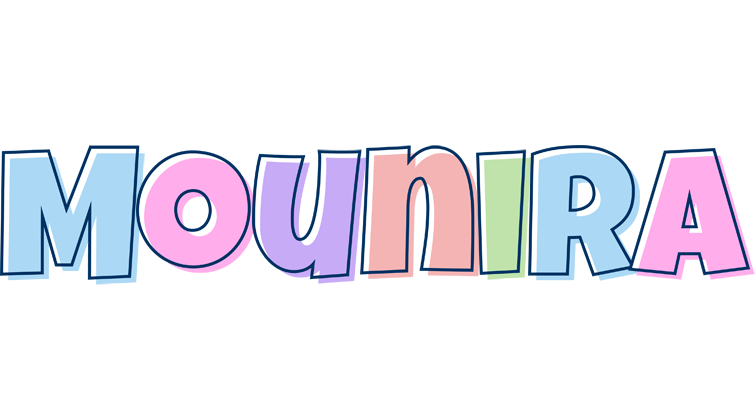 Mounira pastel logo
