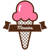 Mounira premium logo
