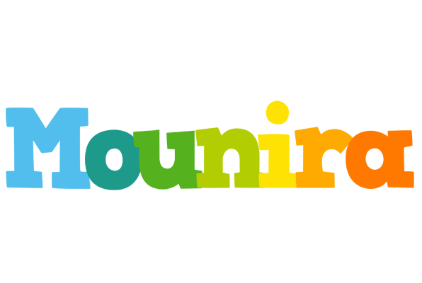 Mounira rainbows logo