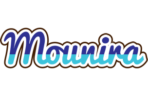Mounira raining logo