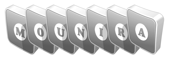 Mounira silver logo
