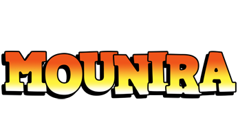 Mounira sunset logo