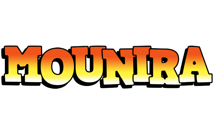 Mounira sunset logo