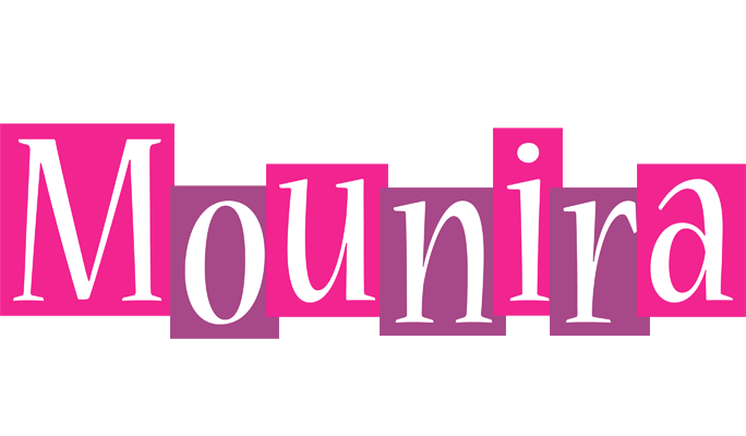 Mounira whine logo
