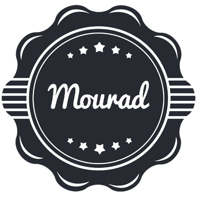 Mourad badge logo