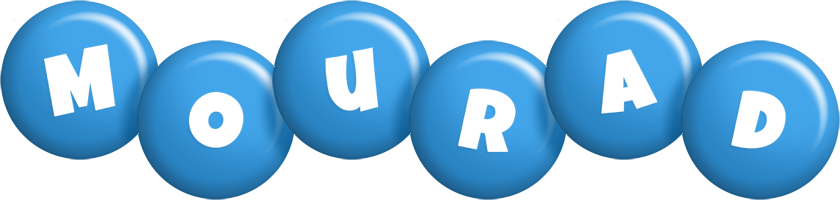 Mourad candy-blue logo